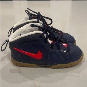 Nike Kids Navy and Red Sneakers
